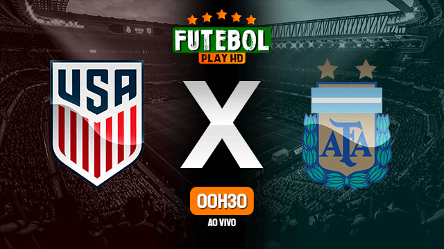 Assistir Estados Unidos x Argentina ao vivo 09/07/2022 HD online
