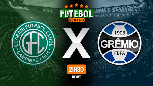 Assistir Guarani x Grêmio ao vivo 05/08/2022 HD
