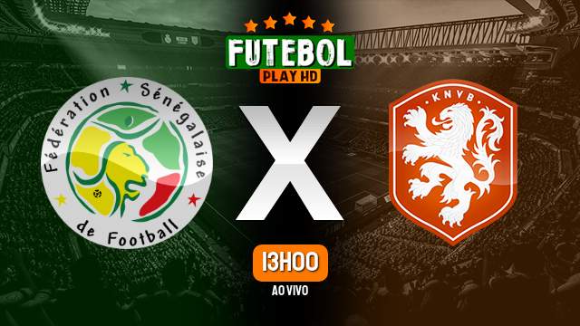 Assistir Senegal x Holanda ao vivo online 21/11/2022 HD